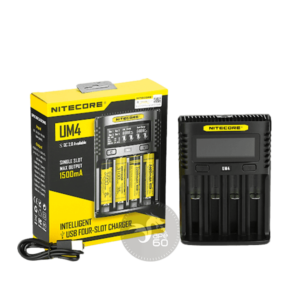 خرید شارژر چهارتایی نیتکور یو ام 4 NITECORE UM