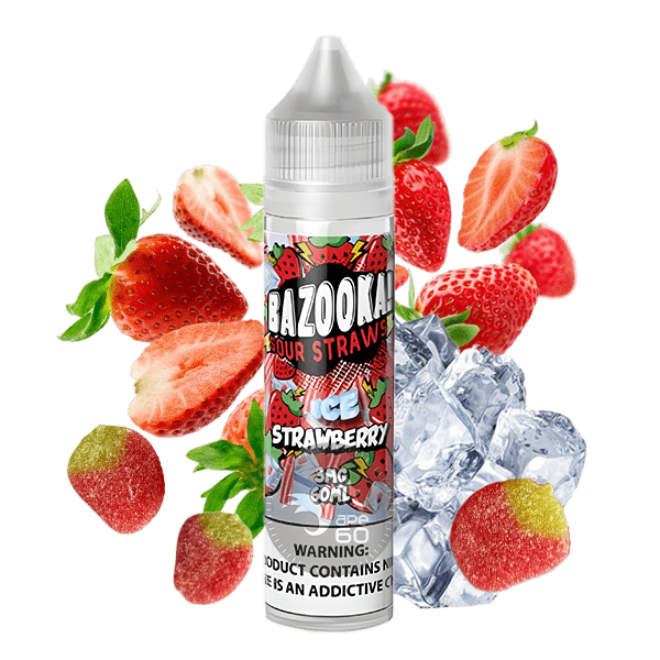 خرید جویس توت فرنگی یخ بازوکا (60میل) BAZOOKA ICE STRAWBERRY