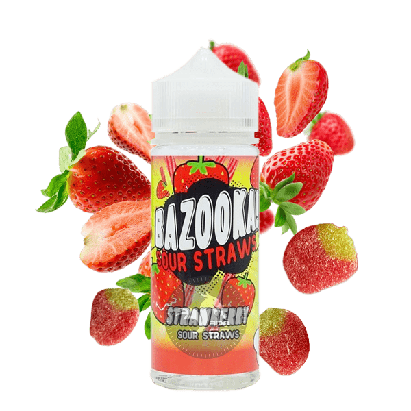 خرید جویس توت فرنگی بازوکا (100 میل) BAZOOKA STRAWBERRY