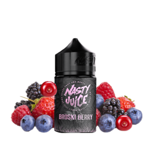 خرید جویس آلبالو تمشک توت فرنگی نستی (60میل) NASTY BROSKI BERRY