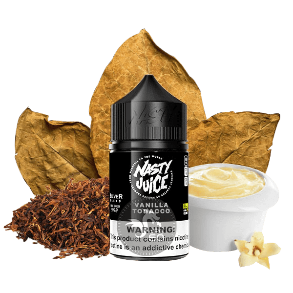 خرید جویس تنباکو کاستارد وانیل نستی (60میل) NASTY SILVER BLEND