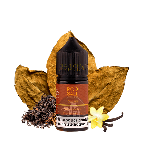 خرید سالت تنباکو وانیل پاد سالت (30میل) POD SALT ORIGIN CUBAN CREME