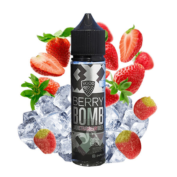 خرید جویس بمب توت فرنگی یخ ویگاد (60میل) VGOD BERRY BOMB ICED