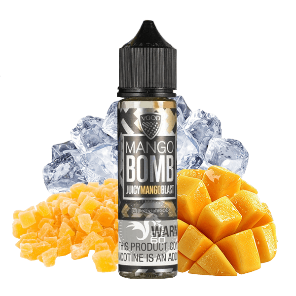 خرید جویس بمب انبه یخ ویگاد (60میل) VGOD ICED MANGO BOMB