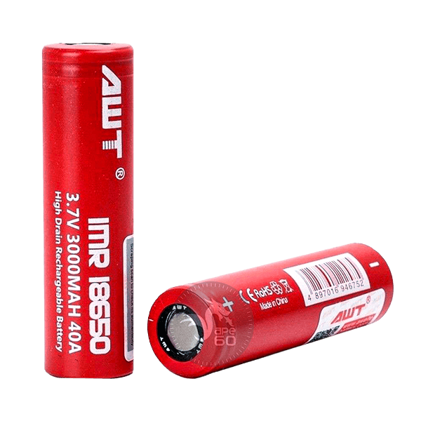 خرید باتری 18650 لیتیوم یون ای دبلیو تی AWT 3000mAh