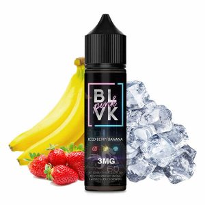 خرید جویس توت فرنگی موز یخ بی ال وی کی (60میل) BLVK ICED BERRY BANANA–PINK SERIES
