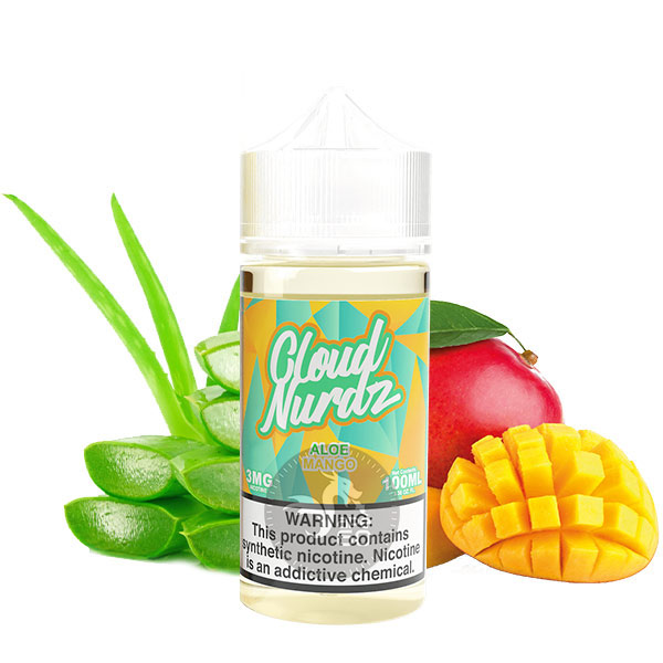 خرید جویس آلوئه‌ورا انبه کلود نوردز (100 میل) CLOUD NURDZ ALOE MANGO