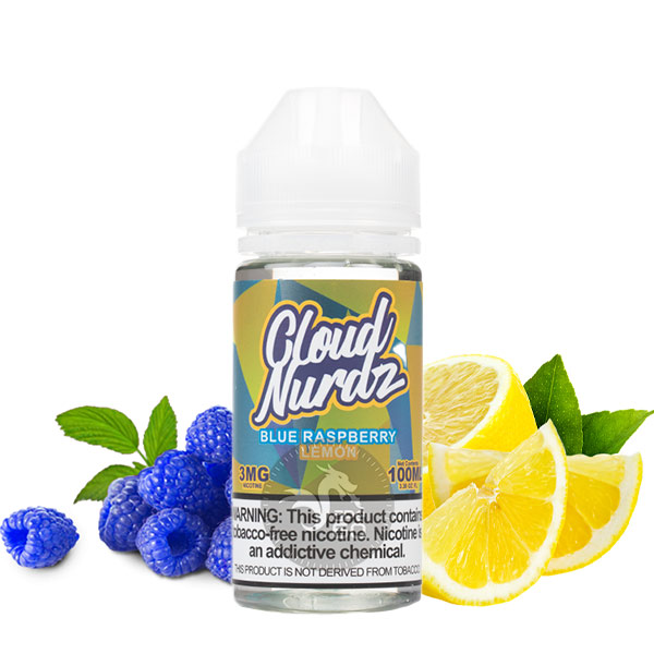 خرید جویس لیمو تمشک آبی (100میل) CLOUD NURDZ BLUE RASPBERRY LEMON