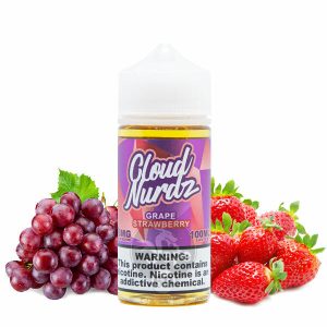 خرید جویس انگور توت فرنگی (100میل) CLOUD NURDZ GRAPE STRAWBERRY