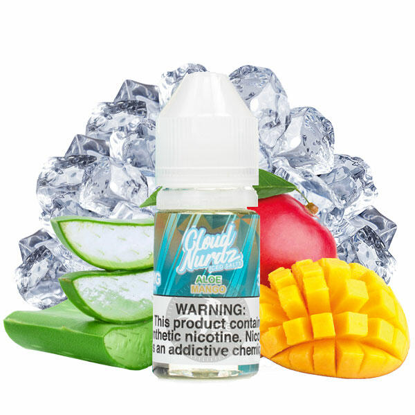 خرید سالت آلوئه ورا انبه یخ کلود نوردز (30میل) CLOUD NURDZ ICED ALOE MANGO