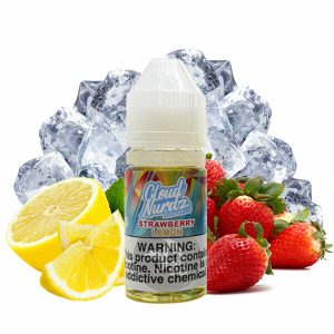 خرید سالت توت فرنگی لیمو یخ (30میل) CLOUD NURDZ ICED STRAWBERRY LEMON