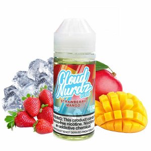 خرید جویس توت‌فرنگی انبه یخ (100میل) CLOUD NURDZ ICED STRAWBERRY MANGO