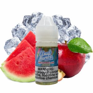 خرید سالت سیب هندوانه یخ (30میل) CLOUD NURDZ ICED WATERMELON APPLE
