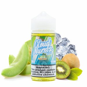 خرید جویس کیوی ملون یخ کلود نوردز (100میل) CLOUD NURDZ KIWI MELON ICED