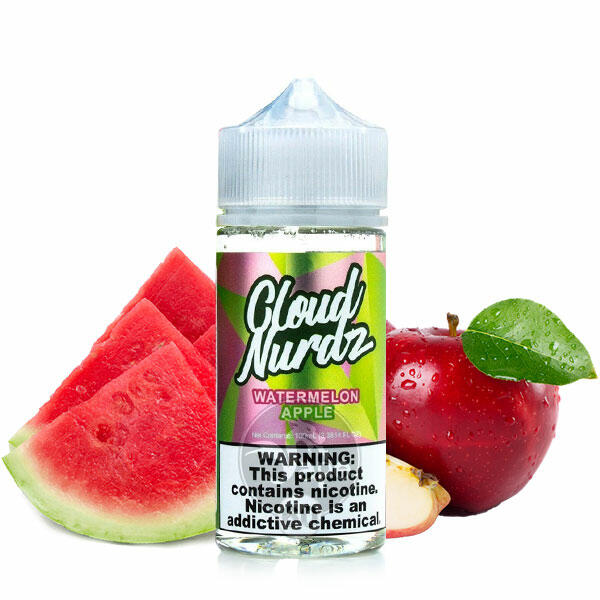 خرید جویس هندوانه سیب کلود نوردز (100میل) CLOUD NURDZ WATERMELON APPLE