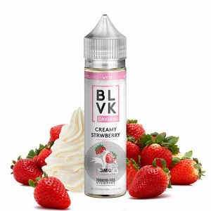 خرید جویس توت فرنگی خامه بی ال وی کی (60میل) BLVK CREAMY STRAWBERRY