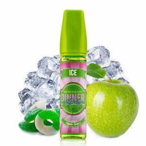 خرید جویس پاستیل سیب یخ (60میل) DINNER LADY APPLE SOURS ICE