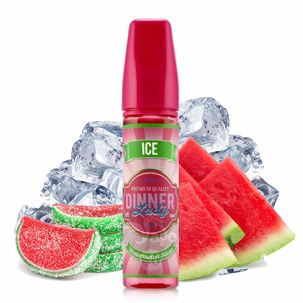 خرید جویس پاستیل هندوانه یخ دینرلیدی (60میل) DINNER LADY WATERMELON SLICES ICE