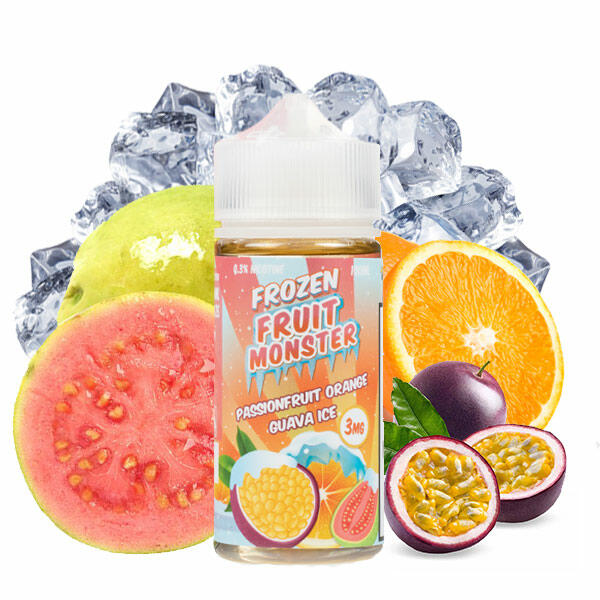 خرید جویس پشن فروت پرتقال گوآوا یخ (100میل) FRZ MONSTER PASSIONFRUIT ORANGE GUAVA