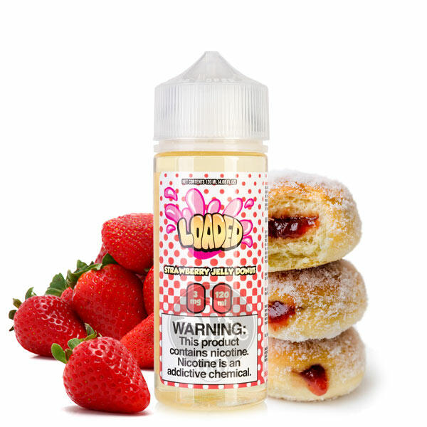 خرید جویس ژله توت‌فرنگی و دونات (120میل) LOADED STRAWBERRY JELLY DONUT