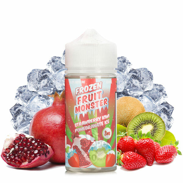 خرید جویس انار یخ (100میل) FRZ MONSTER KIWI POMEGRANATE ICE
