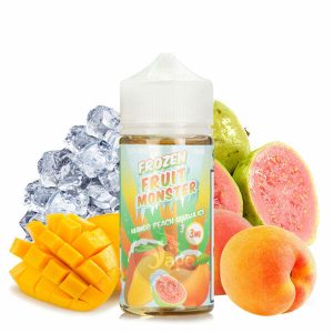 خرید جویس انبه هلو یخ (100میل) FRZ MONSTER MANGO PEACH GUAVA ICE