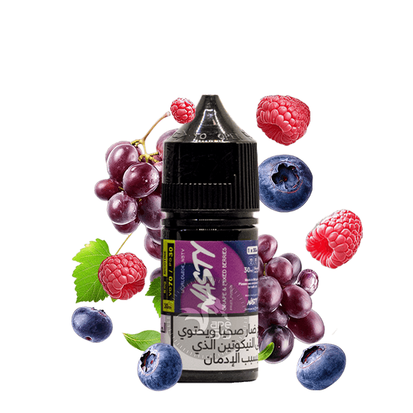 خرید جویس انگور بلوبری تمشک نستی (30 میل) Nasty Modmate Grape Mixed Berries