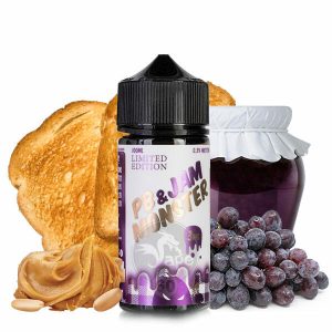 خرید جویس مربای انگور و کره بادام زمینی مانستر (100 میل) PB-JAM MONSTER GRAPE