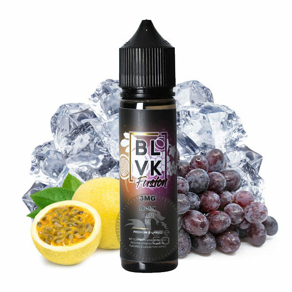 خرید جویس انگور پشن فروت یخ بی ال وی کی (60میل) BLVK PASSION GRAPE ICE–FUSION SERIES