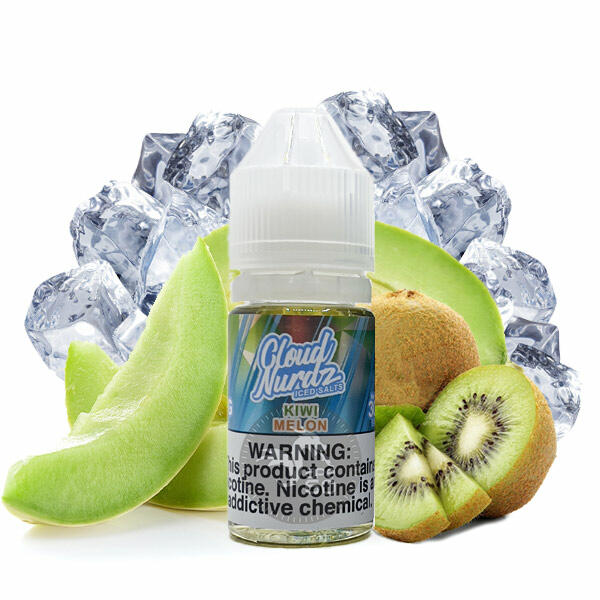 خرید سالت خربزه کیوی یخ کلود نوردز (30میل) CLOUD NURDZ ICED KIWI MELON