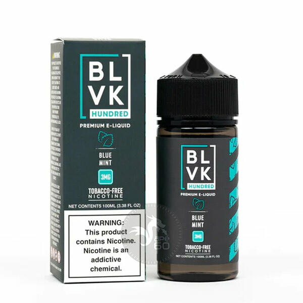 خرید جویس تمشک آبی نعناع بی ال وی کی (100میل) BLVK BLUE MINT – HUNDRED SERIES