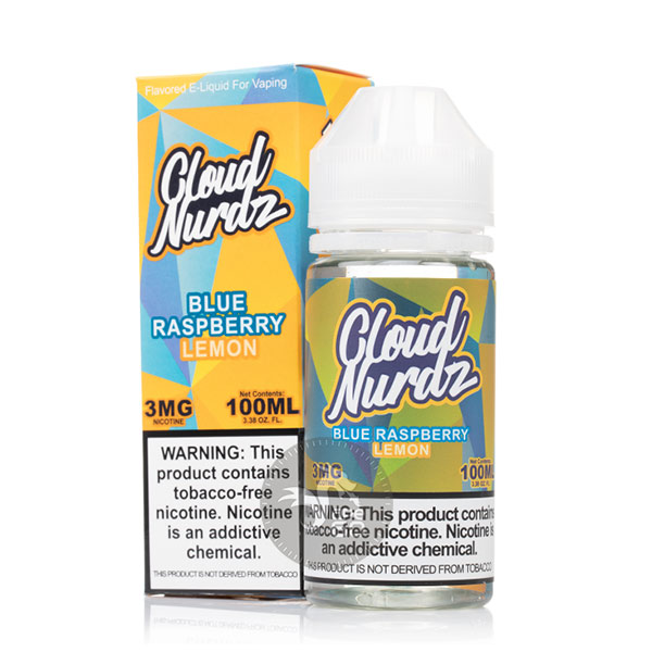 خرید جویس لیمو تمشک آبی (100میل) CLOUD NURDZ BLUE RASPBERRY LEMON