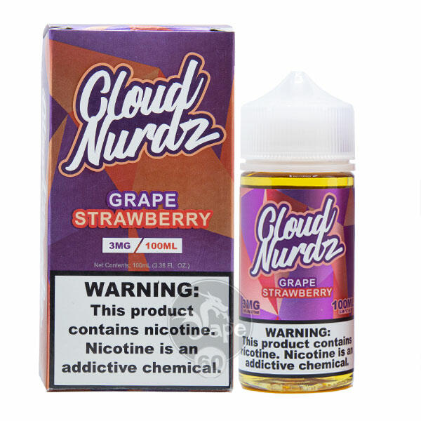 خرید جویس انگور توت فرنگی (100میل) CLOUD NURDZ GRAPE STRAWBERRY