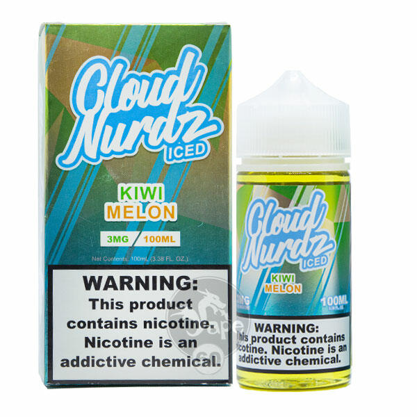 خرید جویس کیوی ملون یخ کلود نوردز (100میل) CLOUD NURDZ KIWI MELON ICED
