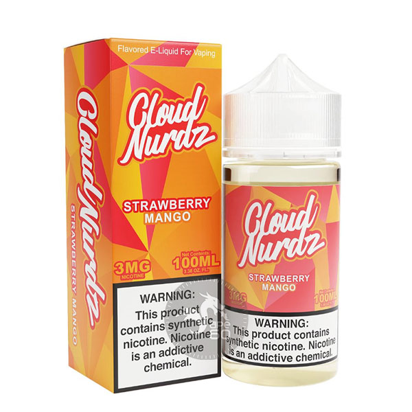 خرید جویس توت‌فرنگی انبه (100میل) CLOUD NURDZ STRAWBERRY MANGO