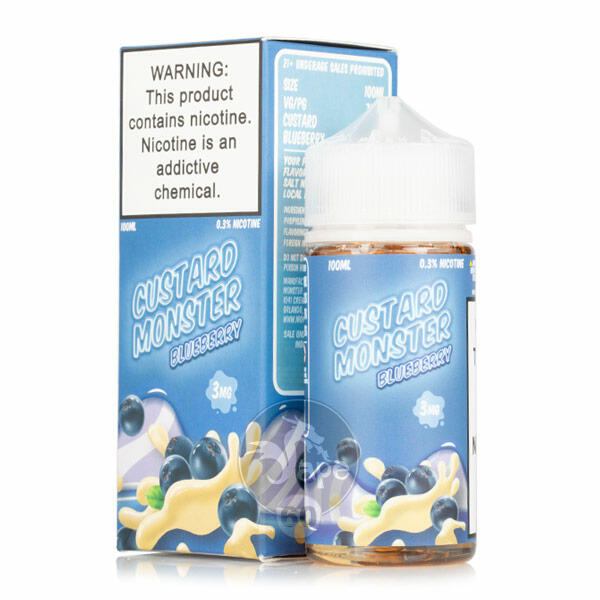 خرید جویس بلوبری کاستارد (100میل) CS MONSTER BLUEBERRY