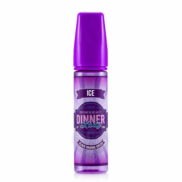 خرید جویس پرتقال انگور یخ (60میل) DINNER LADY BLACK ORANGE CRUSH ICE