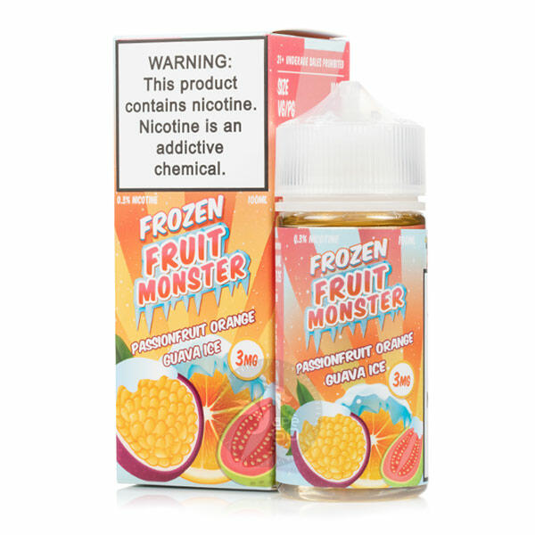 خرید جویس پشن فروت پرتقال گوآوا یخ (100میل) FRZ MONSTER PASSIONFRUIT ORANGE GUAVA