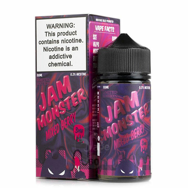 خرید جویس مربای بلوبری تمشک مانستر (100 میل) JAM MONSTER MIXED BERRY