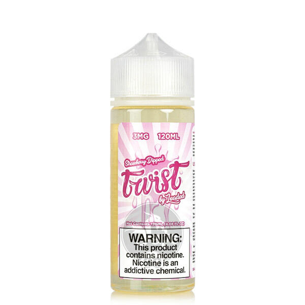 خرید جویس چوب شور خامه ای (120میل) LOADED TWIST STRAWBERRY DIPPED