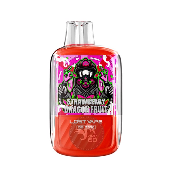 خرید پاد یک بار مصرف اوریون بار 5500 لاست ویپ LOST VAPE ORION BAR 5500 طعم Strawberry Dragon Fruit