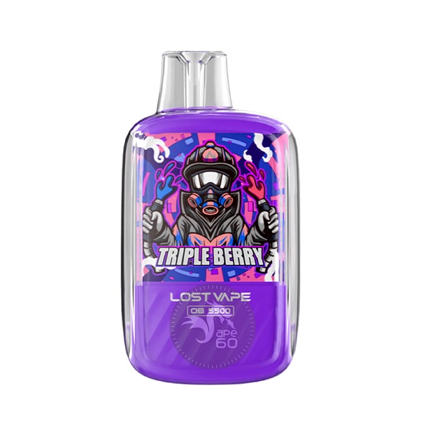 خرید پاد یک بار مصرف اوریون بار 5500 لاست ویپ LOST VAPE ORION BAR 5500 طعم Triple Berry