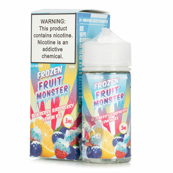 خرید جویس تمشک یخ (100میل) FRZ MONSTER BLUEBERRY RASPBERRY LEMON