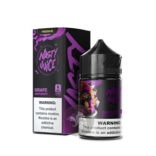 خرید جویس انگور قرمز نستی (60میل) NASTY ASAP GRAPE