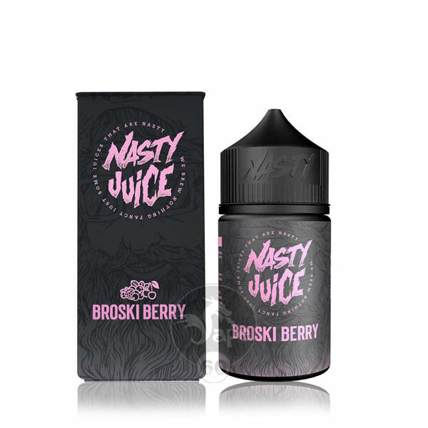 خرید جویس آلبالو تمشک توت فرنگی نستی (60میل) NASTY BROSKI BERRY
