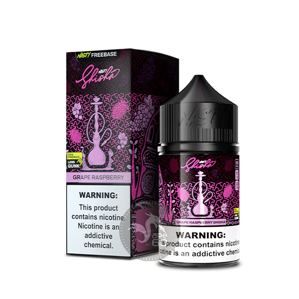 خرید جویس انگور و تمشک (60میل) NASTY SHISHA GRAPE RASPBERRY