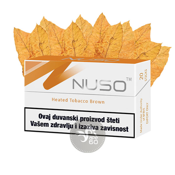سیگار نوسو در طعم های مختلف NUSO HEATED TOBACCO NUSO-HEATED-TOBACCO-brown
