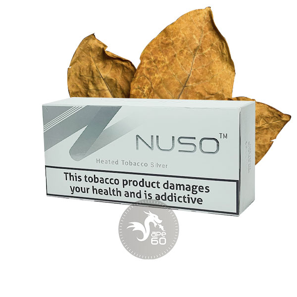 سیگار نوسو در طعم های مختلف NUSO HEATED TOBACCO NUSO-HEATED-TOBACCO-silver
