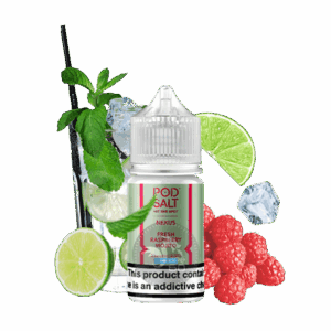 خرید سالت تمشک موهیتو یخ پاد سالت (30میل) Pod Salt Nexus Fresh Raspberry Mojito Ice