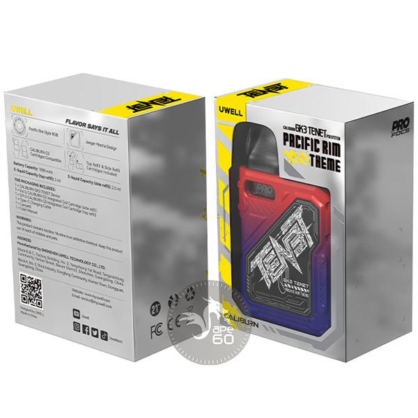 خرید پاد سیستم کالیبرن جی کی 3 تنت یوول UWELL CALIBURN GK3 TENET